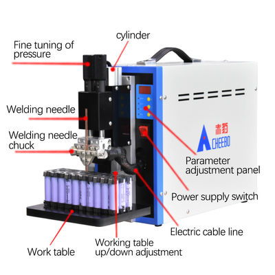 comprar Soldador portátil para baterías con interruptor de pie 18650 Soldador de baterías Minin online manufacture