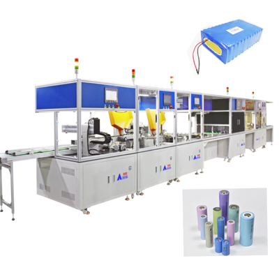 comprar 18650 línea de montaje de paquetes de baterías 3000PCS/h producción automática online manufacture