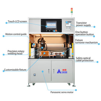 Máquina de soldadura de puntos automática de batería de rodaje de accesorios multifunción