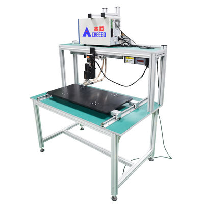 Máquina de soldadura de punto de la batería con accionamiento de pie Plataforma de soldadura de tren móvil