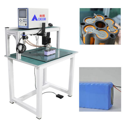 Máquina de soldadura de pie neumática de tipo de batería semiautomática