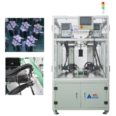 Batería de litio Máquina de soldadura automática de punto de ocho ejes giratorios de doble cara